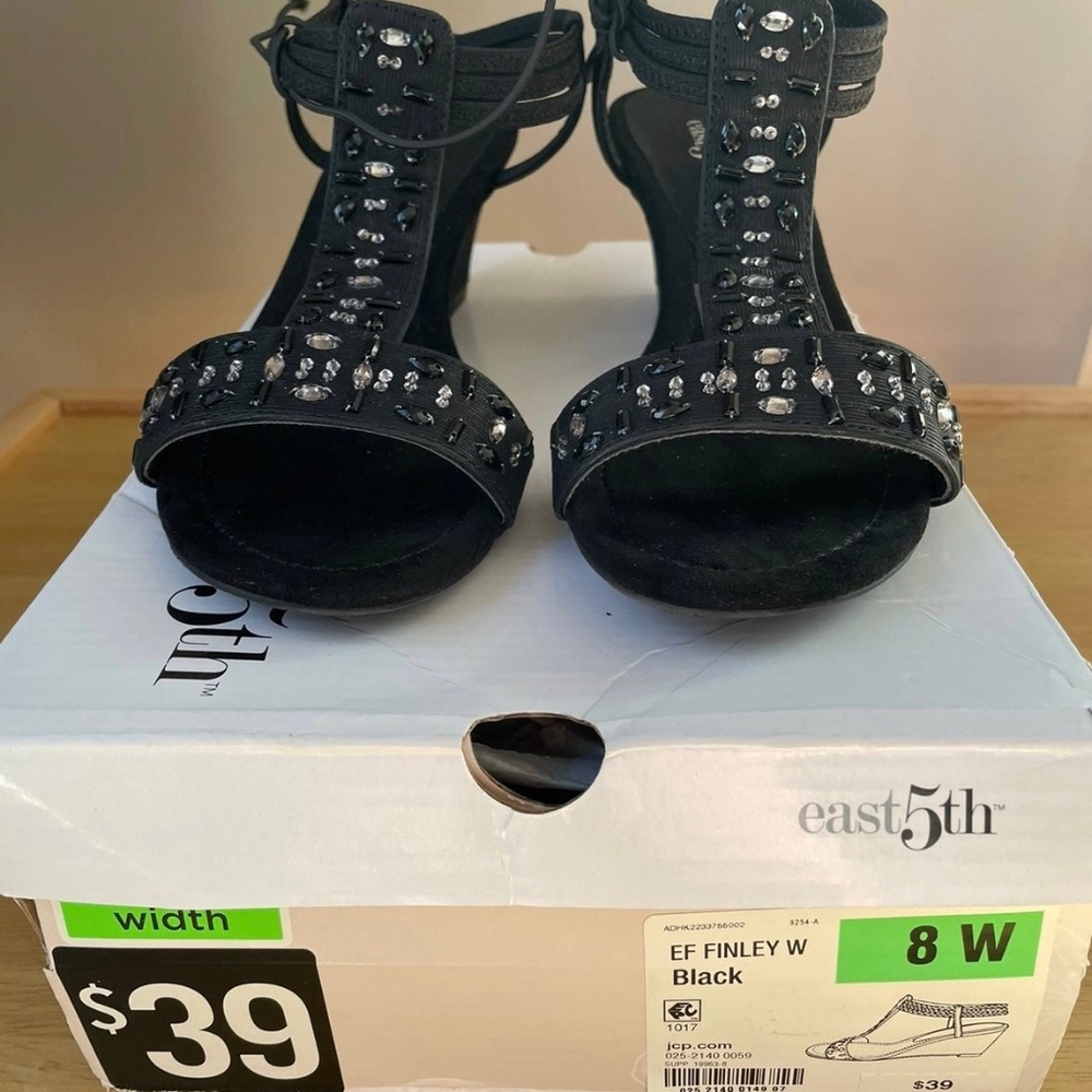 NWT Wedge Sandals